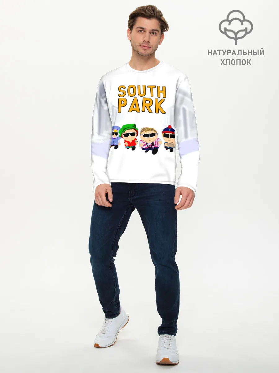 Мужской лонгслив базовый / Метросексуалы Южного Парка