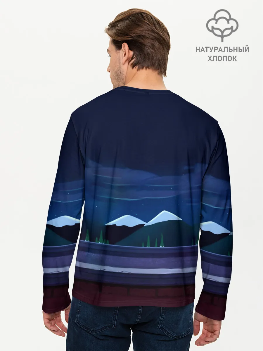 Мужской лонгслив базовый / The Coon - Енот | Южный Парк