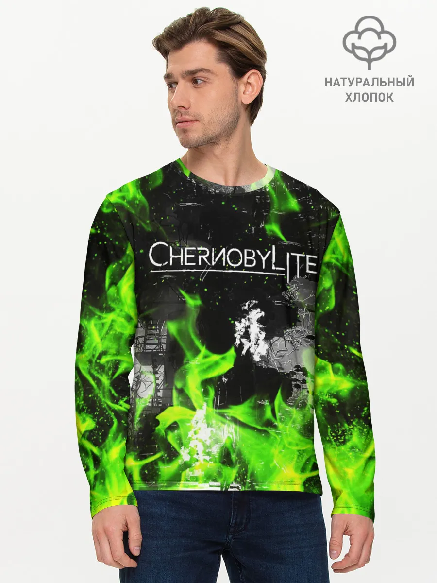 Мужской лонгслив базовый / Chernobylite