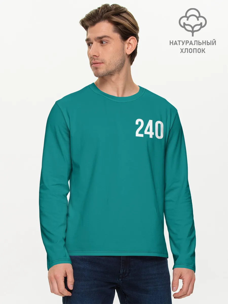 Мужской лонгслив базовый / Игра в кальмара: Чи Ён 240