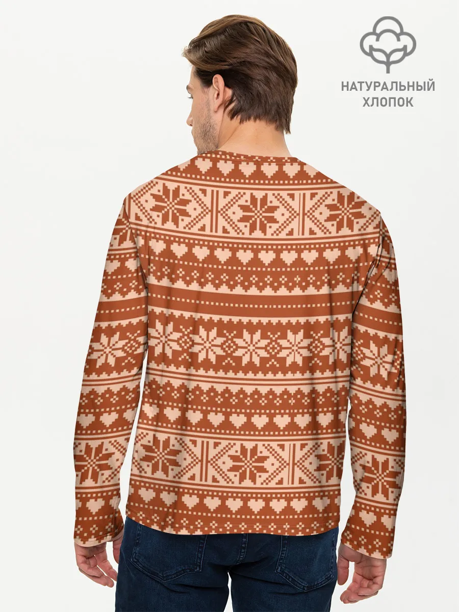 Мужской лонгслив базовый / Тепло свитера