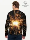 Мужской лонгслив базовый / фейерверк души