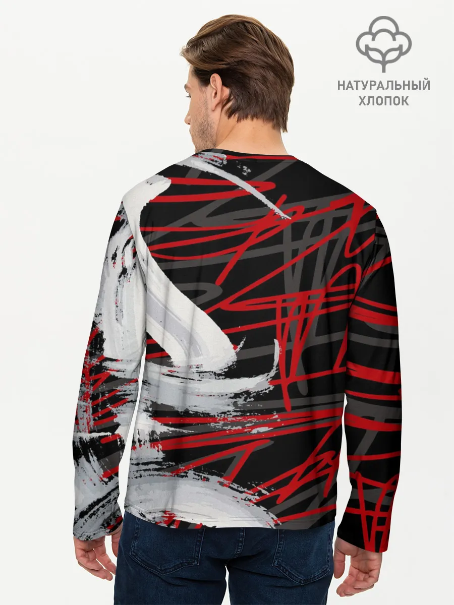 Мужской лонгслив базовый / Экспрессия