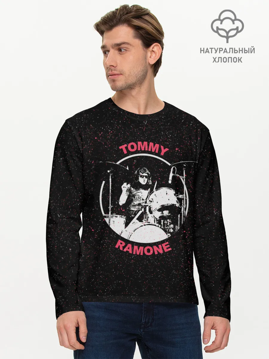 Мужской лонгслив базовый / Tommy Ramone