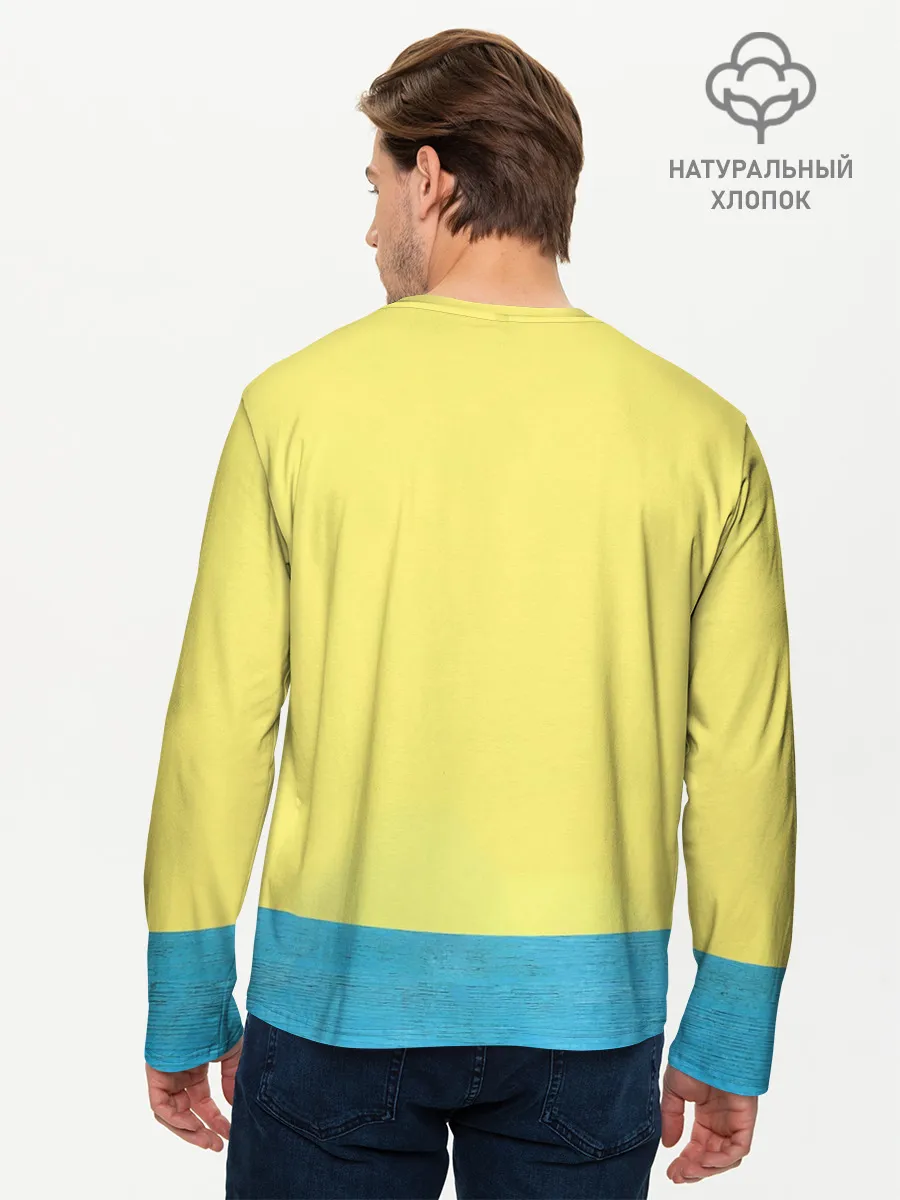 Мужской лонгслив базовый / Бернский зенненхунд, Berner Sennenhund