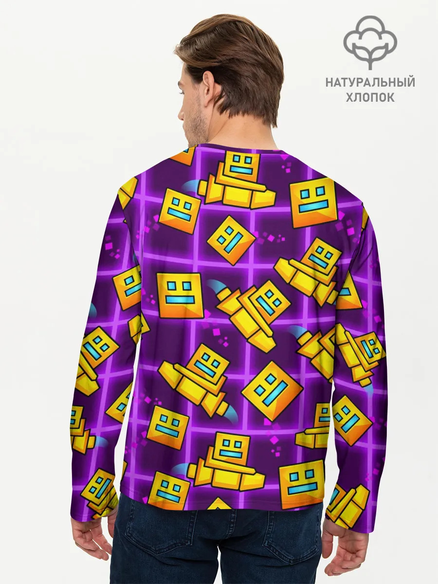 Мужской лонгслив базовый / GEOMETRY DASH SPACE