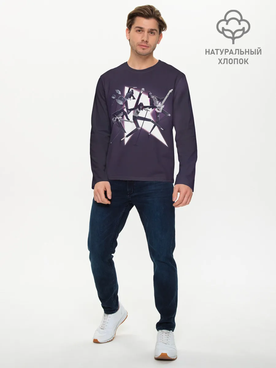 Мужской лонгслив базовый / Punk stars