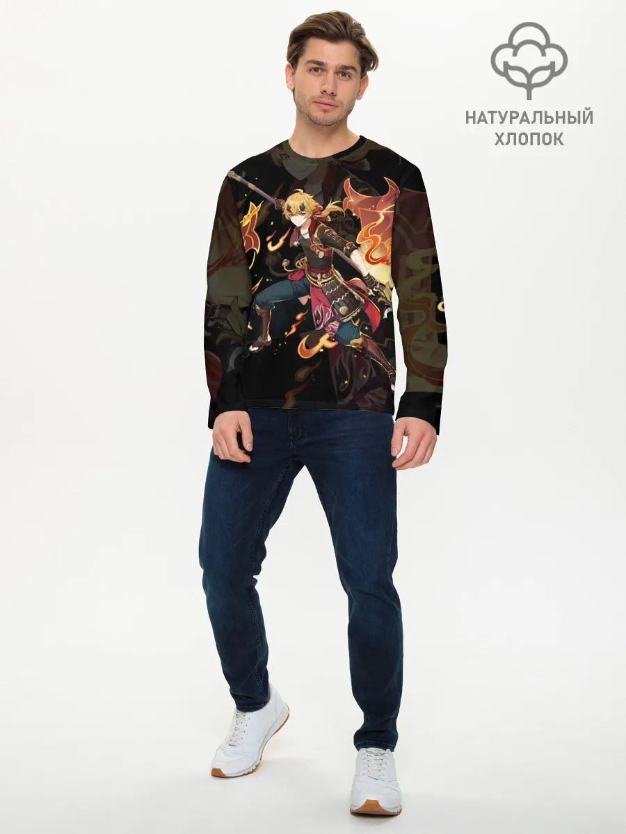 Мужской лонгслив базовый / ТОМА | THOMA | ИНАДЗУМА