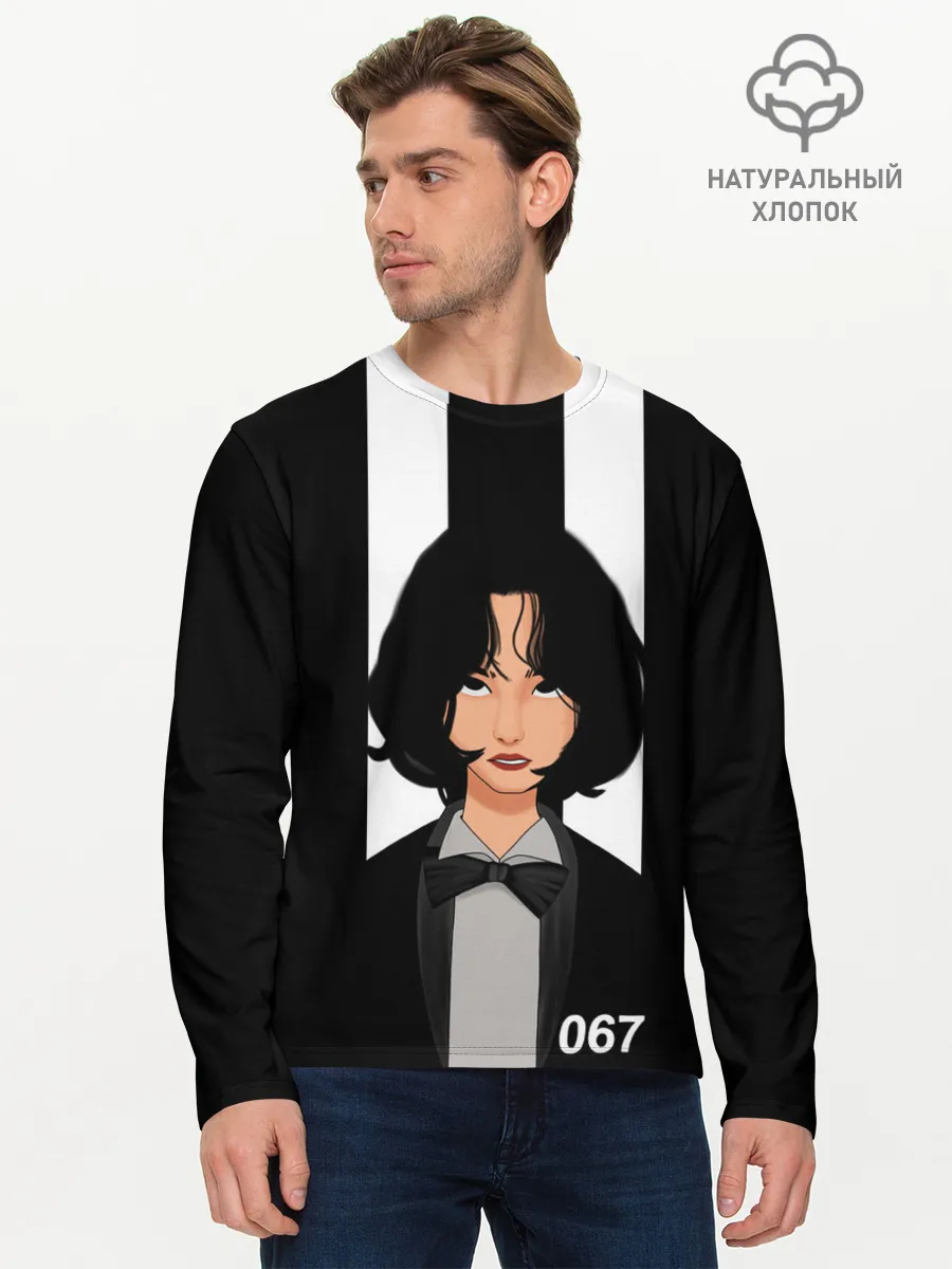 Мужской лонгслив базовый / Игрок Кан Сэ Бёк