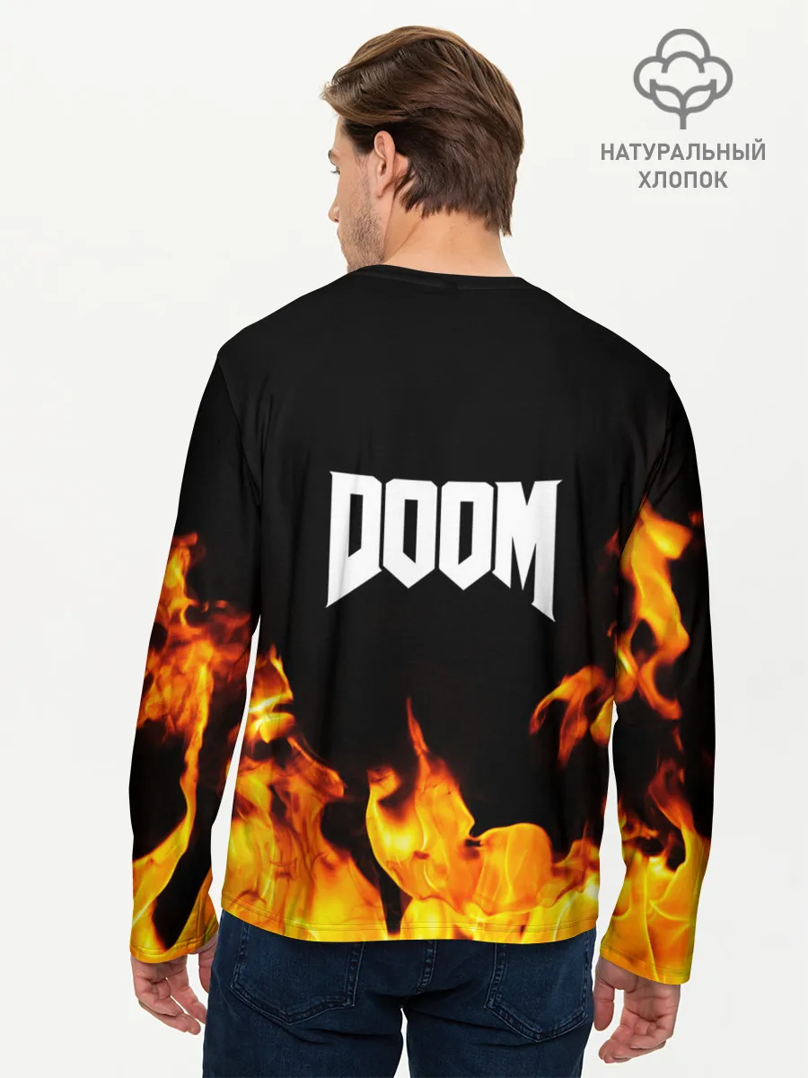 Мужской лонгслив базовый / CYBER DEMON | КИБЕР ДЕМОН