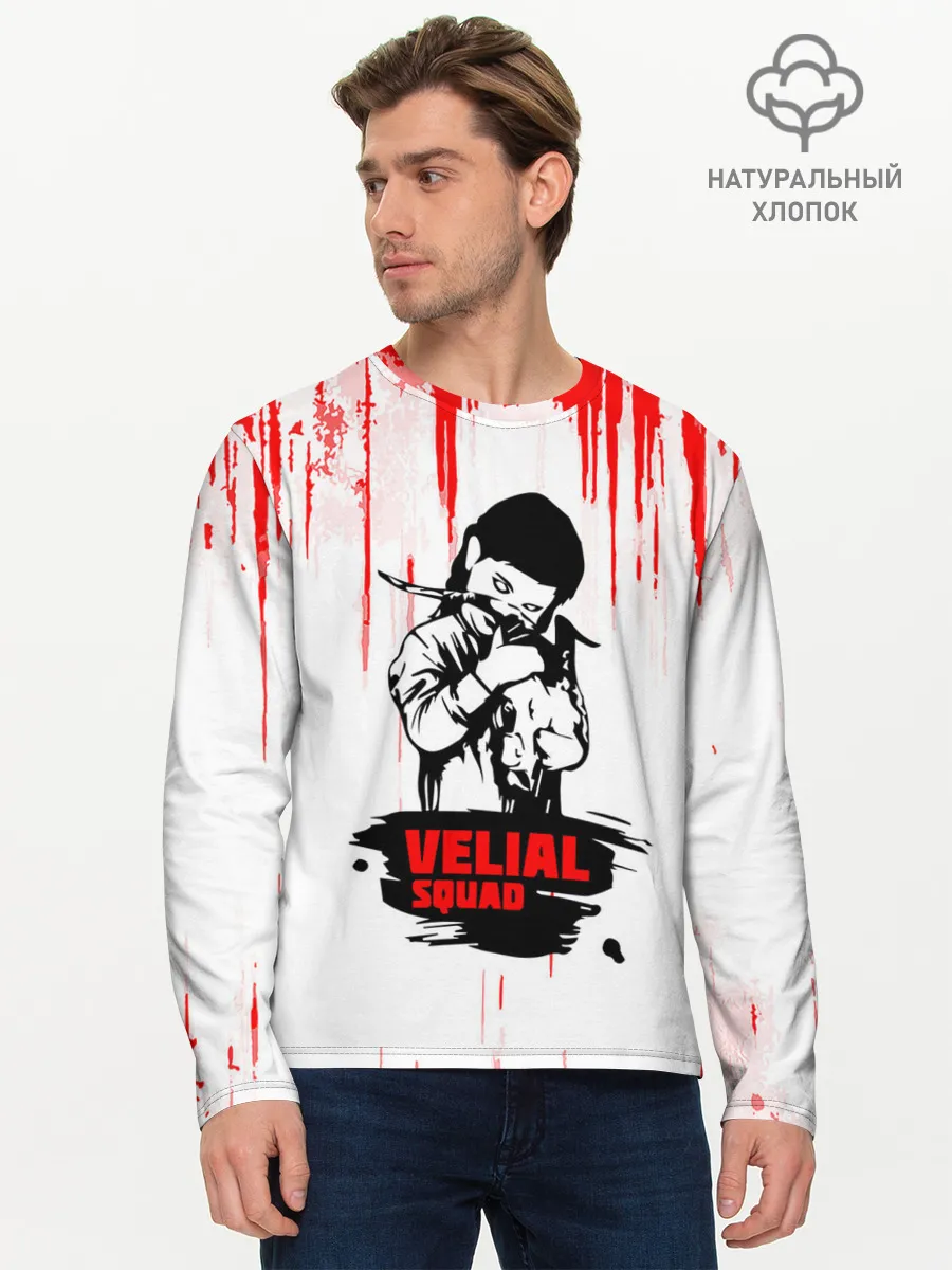 Мужской лонгслив базовый / velial squad девочка дьявол