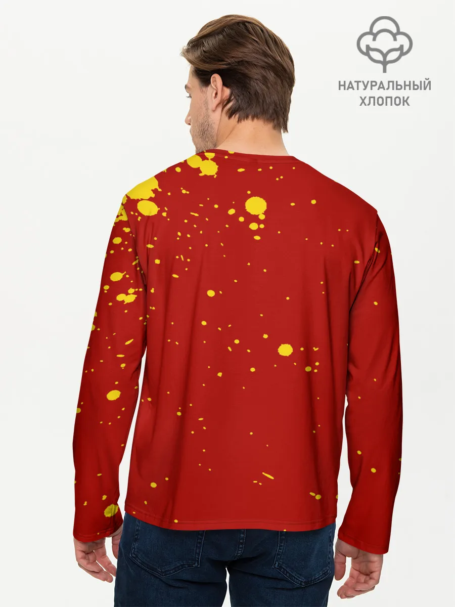 Мужской лонгслив базовый / Прорыв Сайтамы One Punch-Man