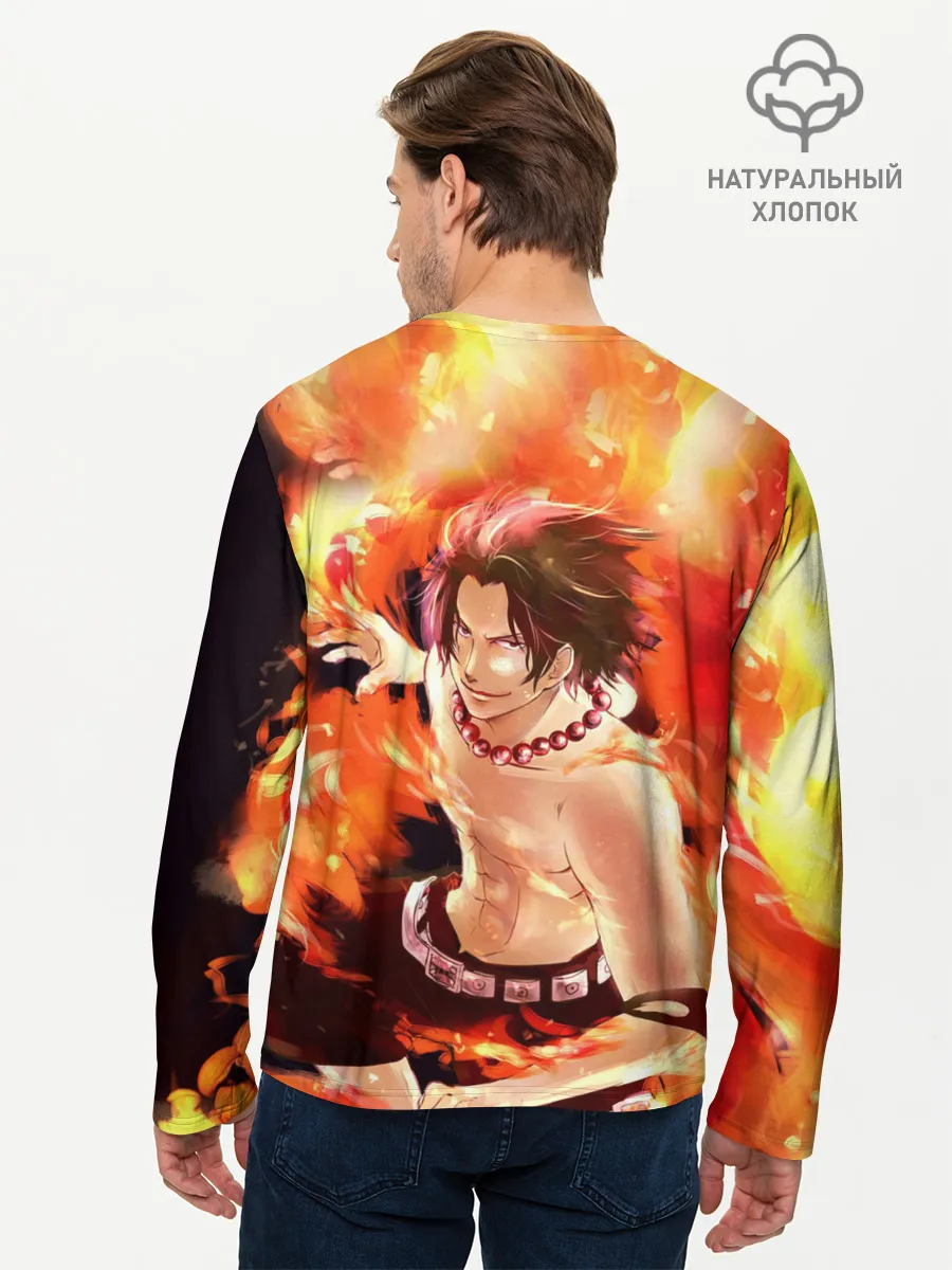 Мужской лонгслив базовый / ONE PIECE ASCE HERO