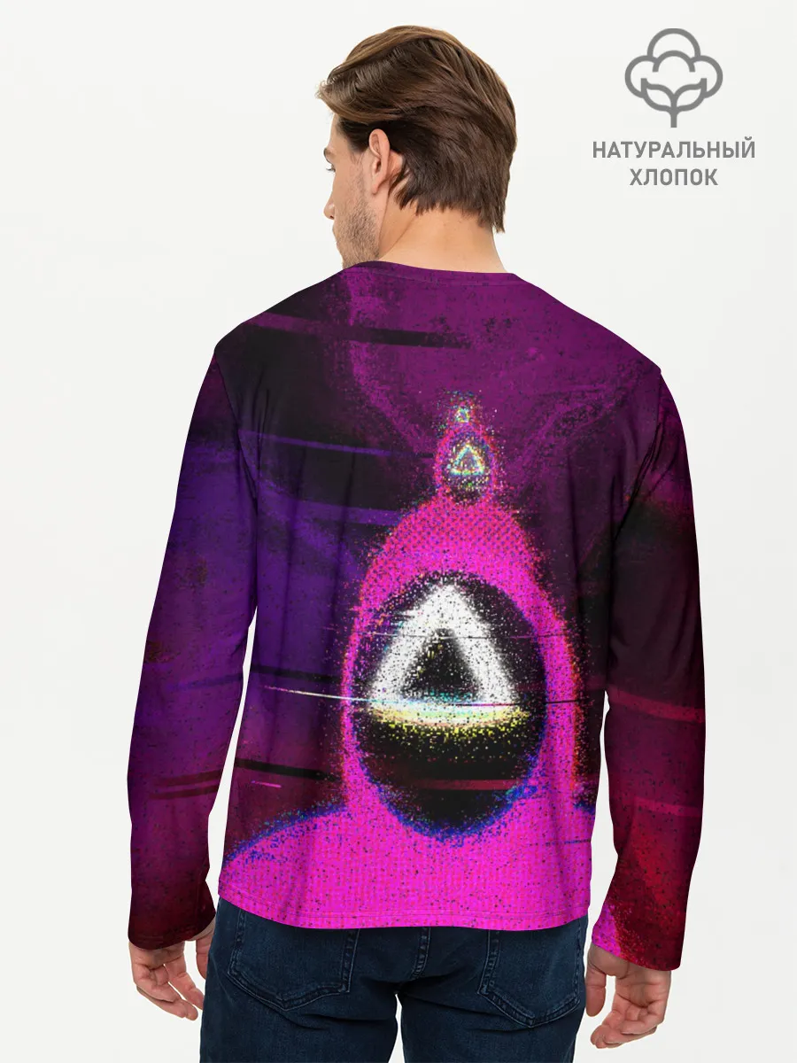 Мужской лонгслив базовый / Squid game glitch