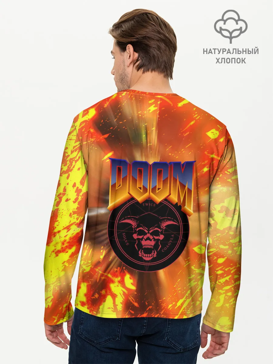 Мужской лонгслив базовый / Doom ART