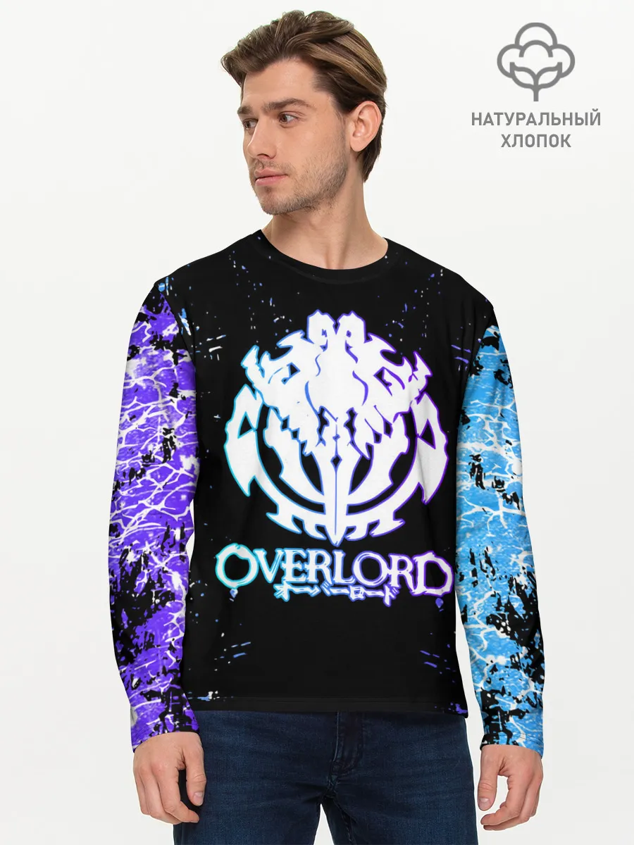 Мужской лонгслив базовый / OVERLORD | оверлорд neon | НЕОН
