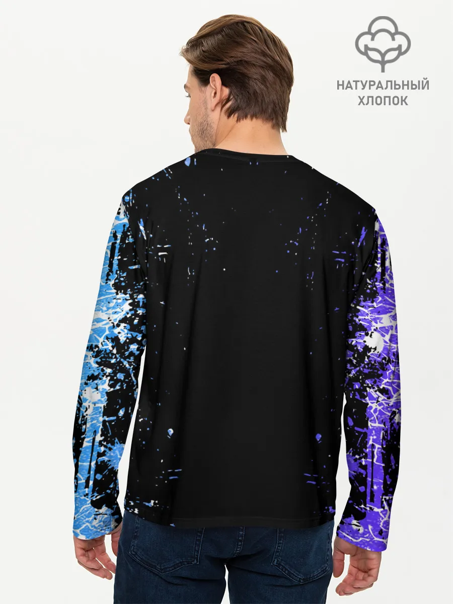 Мужской лонгслив базовый / OVERLORD | оверлорд neon | НЕОН