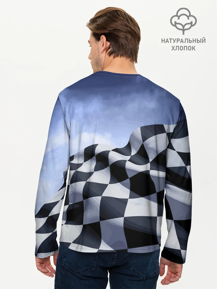 Мужской лонгслив базовый / Bully - легендарный гонщик