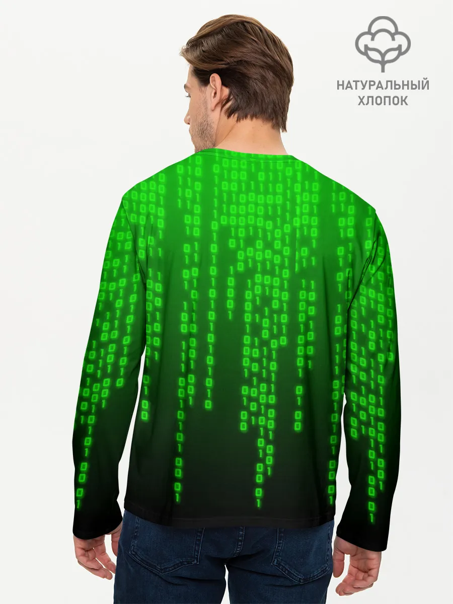 Мужской лонгслив базовый / PYTHON / ПАЙТОН / ПИТОН / КОД