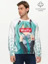 Мужской лонгслив базовый / Waifu - Hatsune Miku