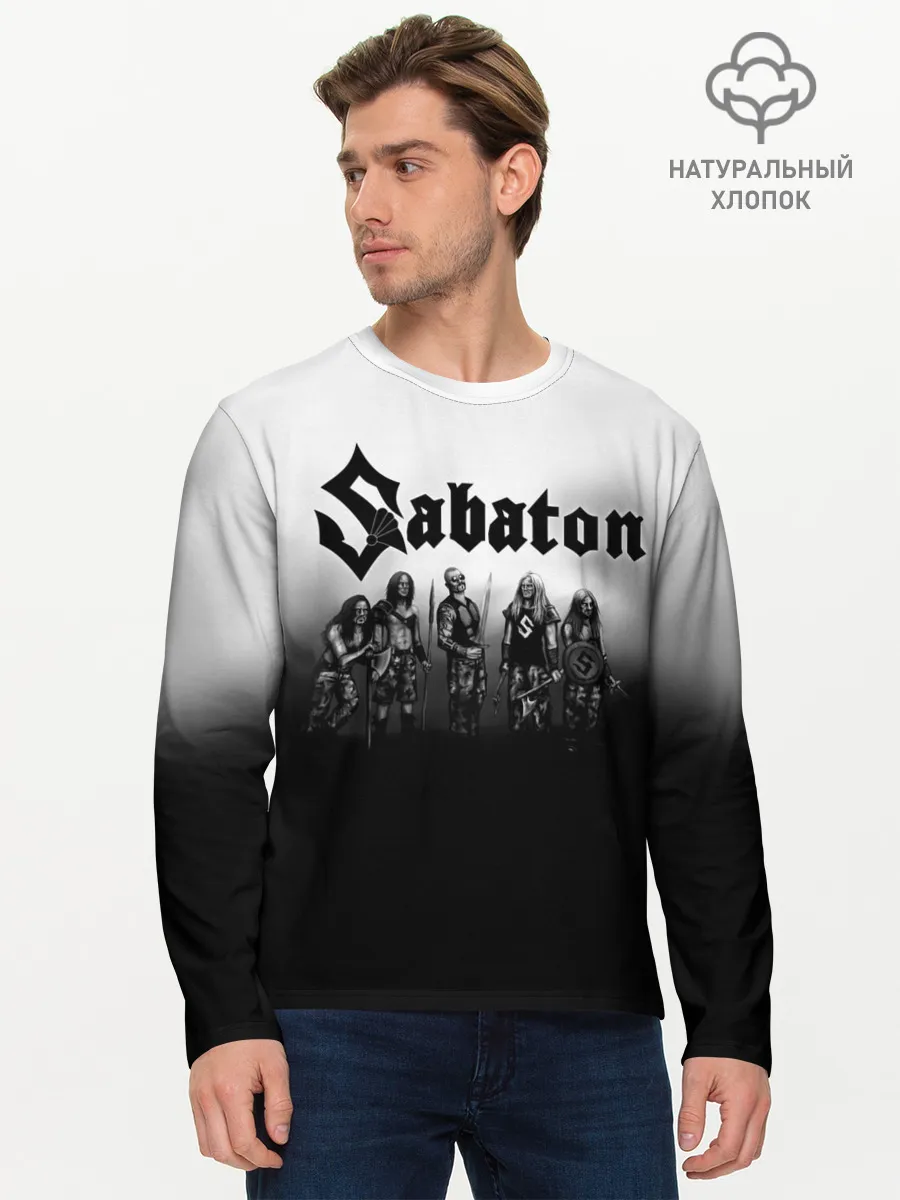 Мужской лонгслив базовый / Участники группы Sabaton