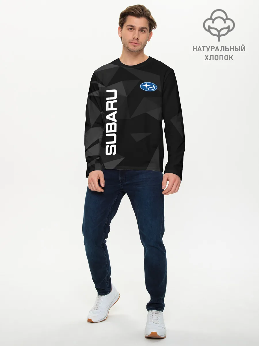 Мужской лонгслив базовый / Subaru | Субару | Авто