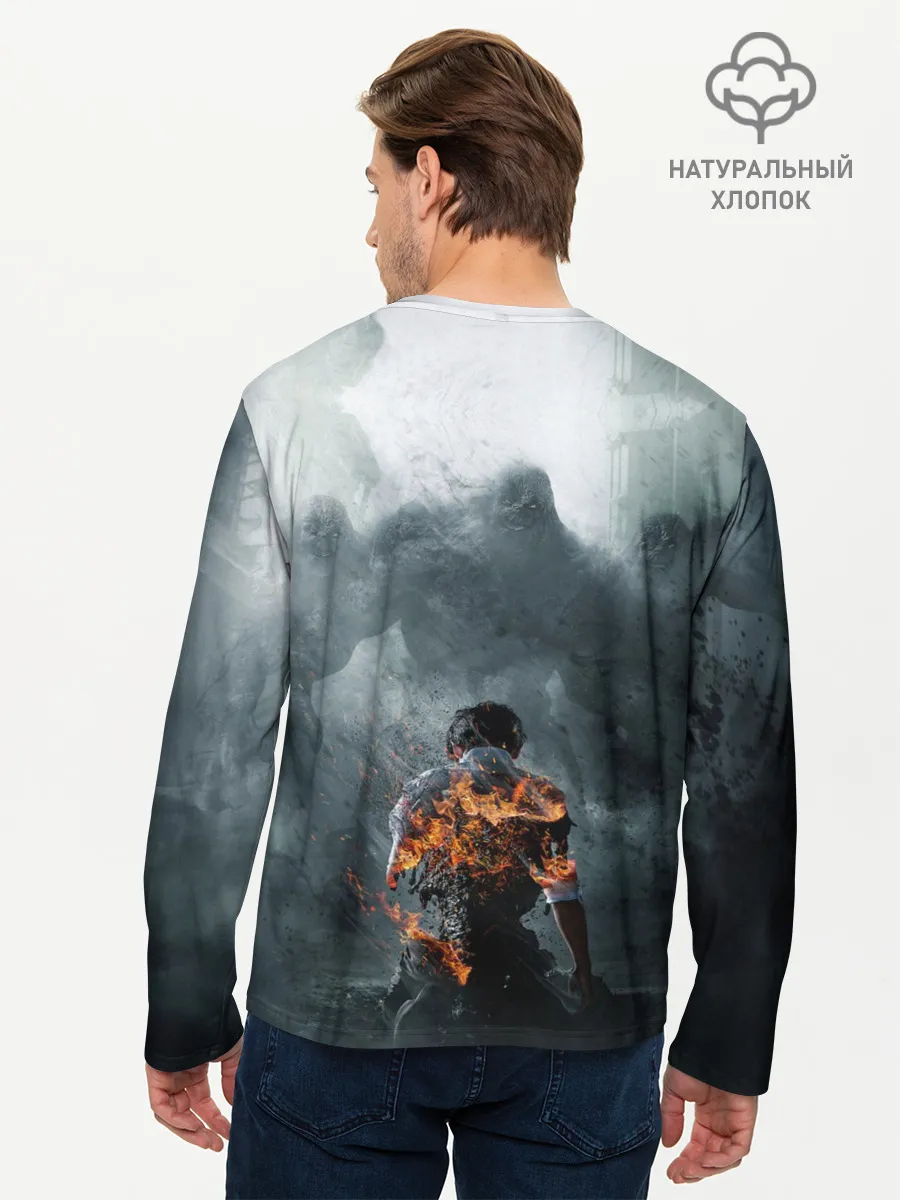 Мужской лонгслив базовый / Hellbound или Зов Ада