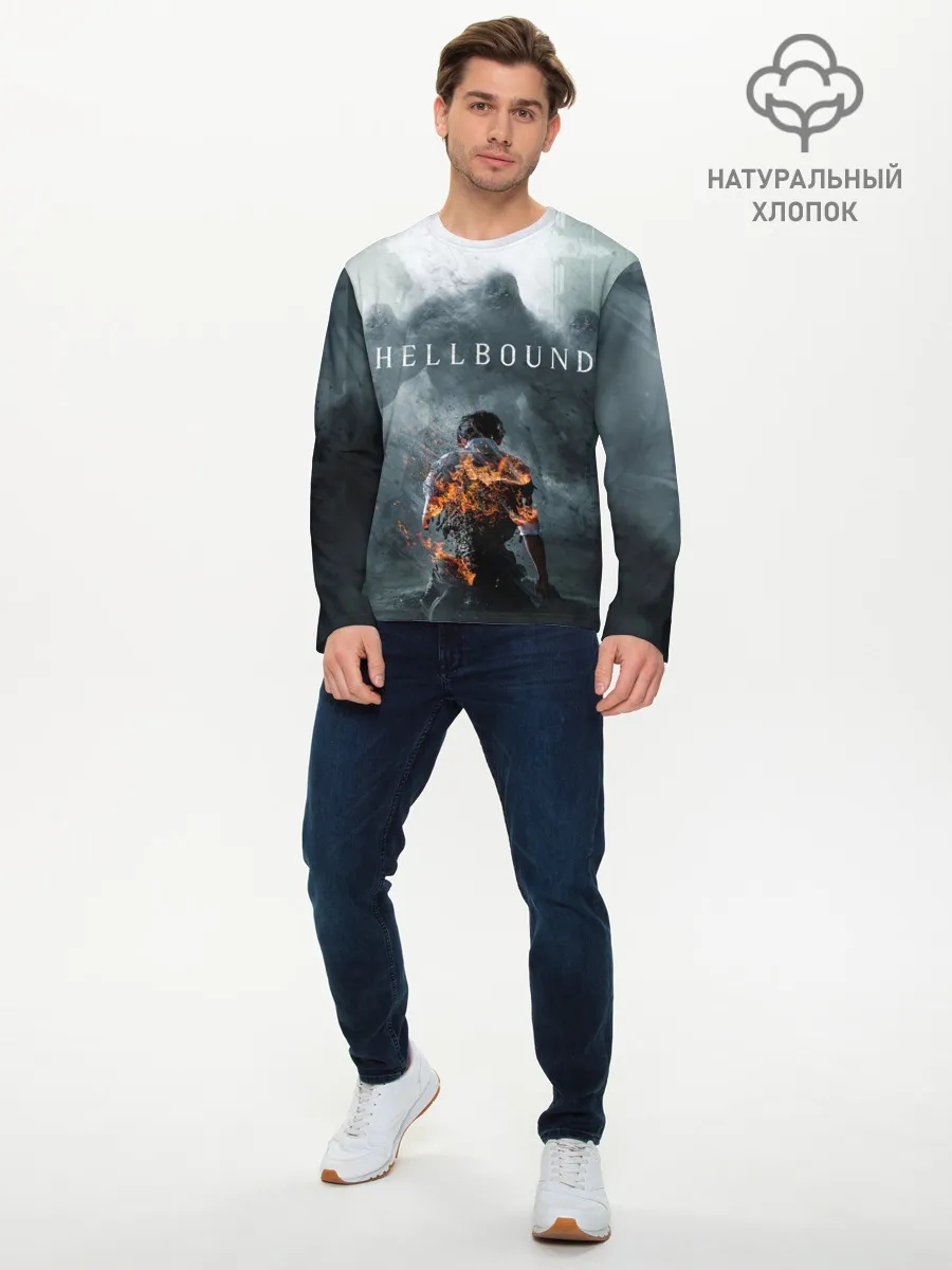 Мужской лонгслив базовый / Hellbound или Зов Ада
