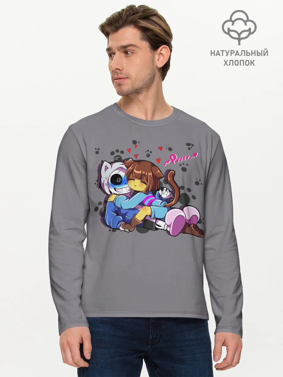 Мужской лонгслив базовый / UNDERTALE