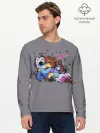 Мужской лонгслив базовый / UNDERTALE