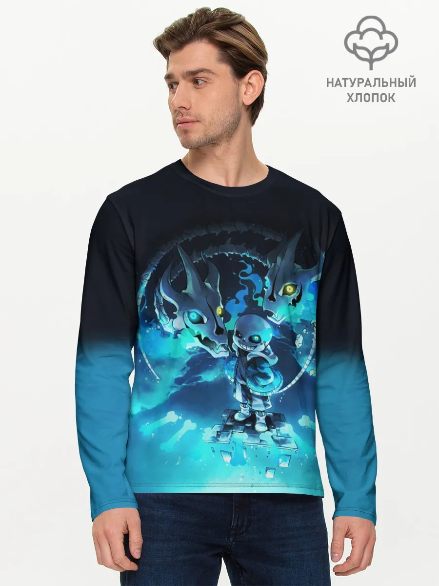 Мужской лонгслив базовый / UNDERTALE