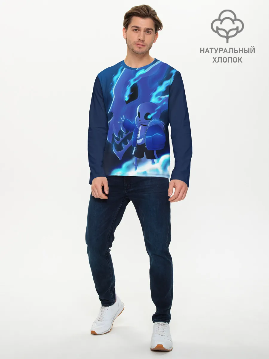 Мужской лонгслив базовый / UNDERTALE