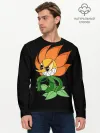 Мужской лонгслив базовый / Cuphead - Кэгни Гвоздика
