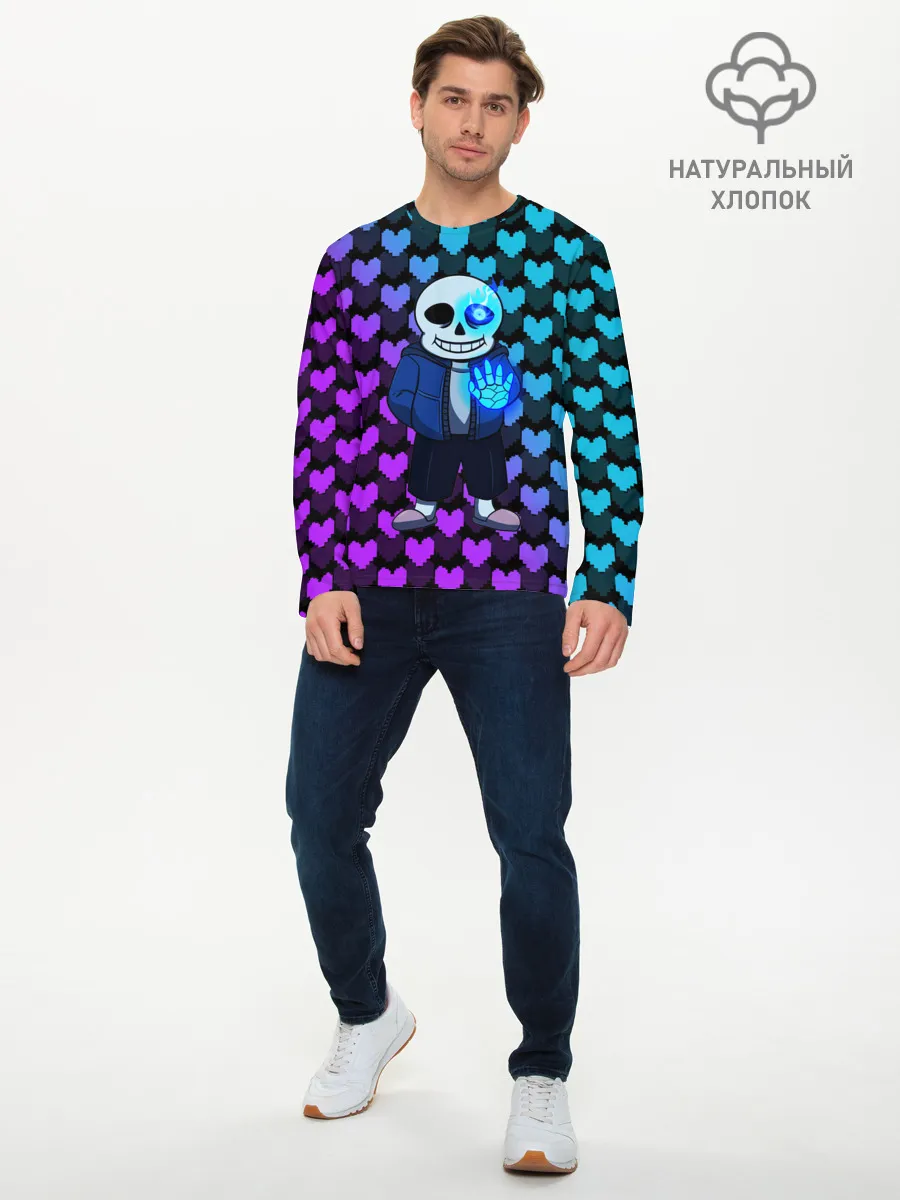 Мужской лонгслив базовый / UNDERTALE