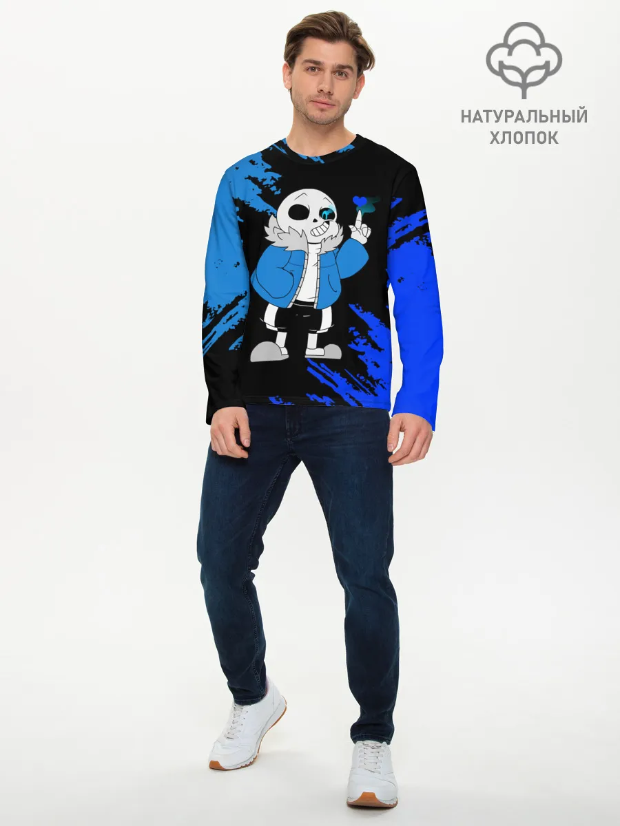 Мужской лонгслив базовый / UNDERTALE
