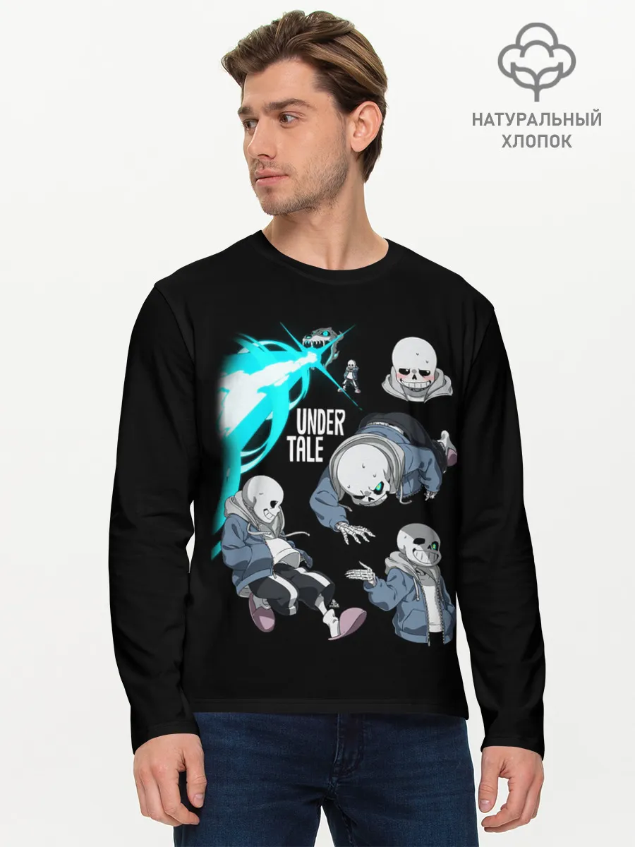Мужской лонгслив базовый / UNDERTALE