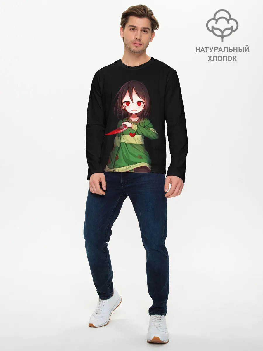 Мужской лонгслив базовый / UNDERTALE