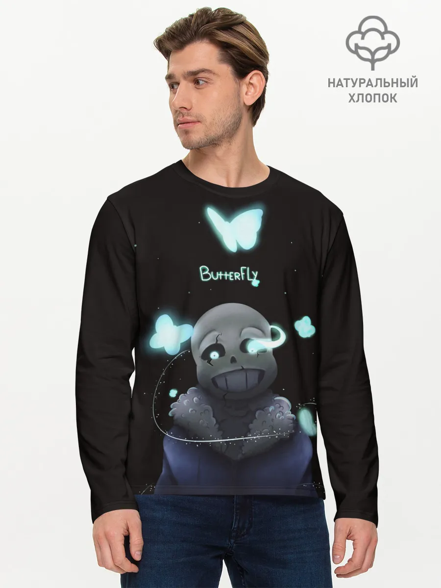 Мужской лонгслив базовый / UNDERTALE