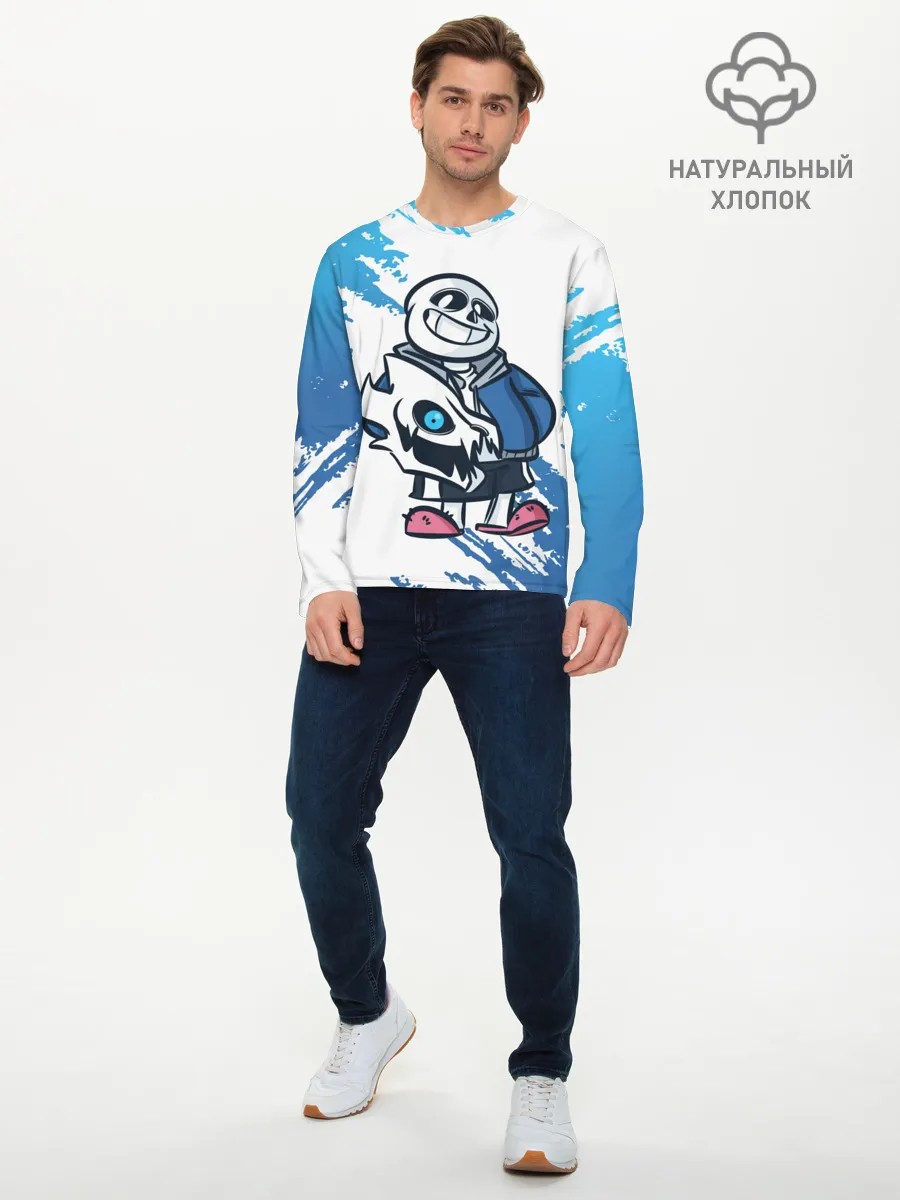 Мужской лонгслив базовый / UNDERTALE