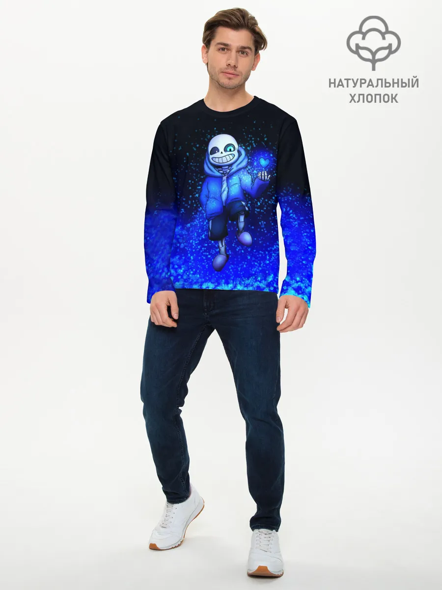 Мужской лонгслив базовый / UNDERTALE