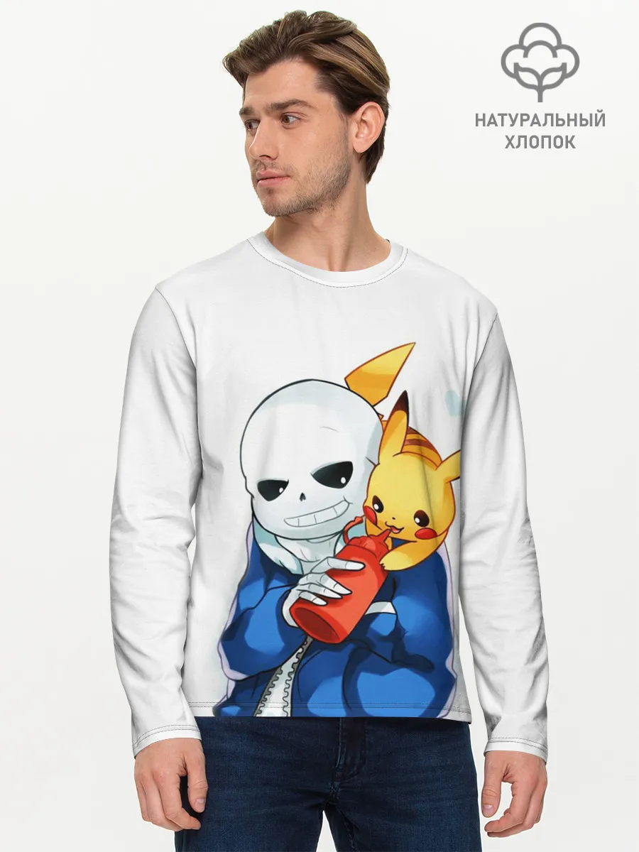 Мужской лонгслив базовый / UNDERTALE