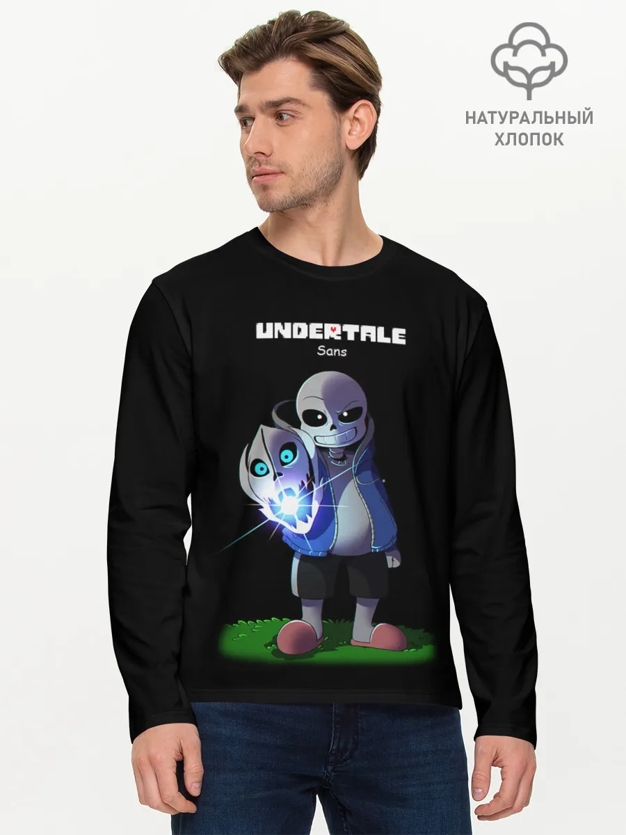 Мужской лонгслив базовый / UNDERTALE