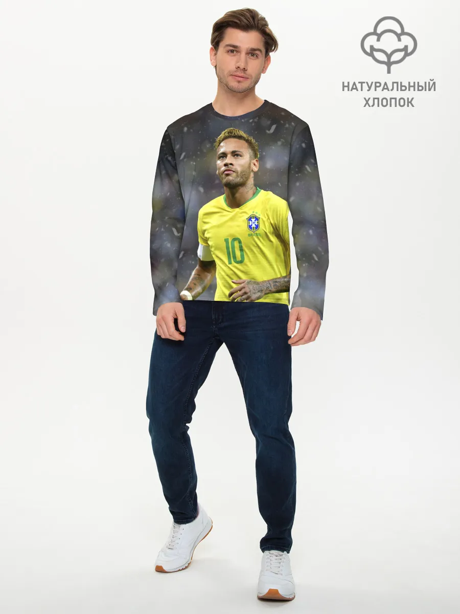 Мужской лонгслив базовый / Неймар