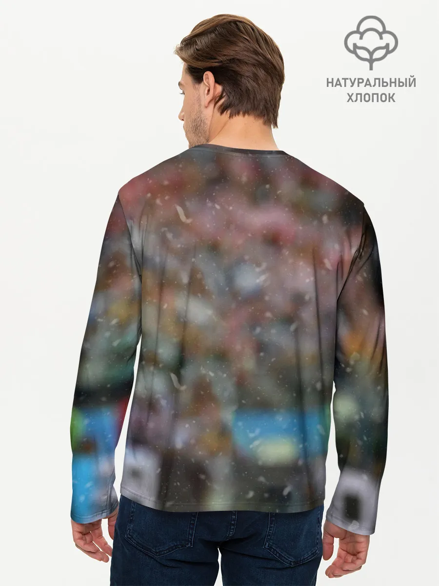 Мужской лонгслив базовый / Месси Аргентина