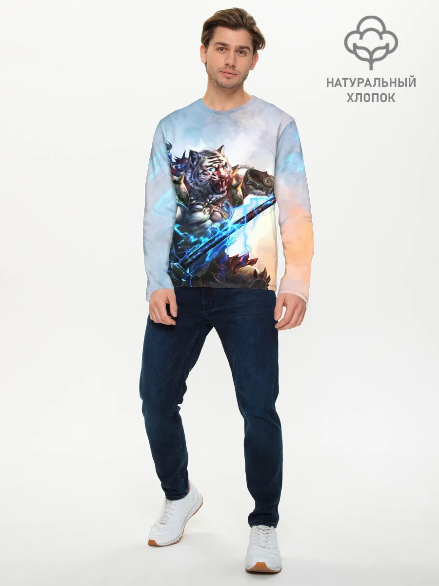Мужской лонгслив базовый / Warrior Zoomorph