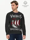 Мужской лонгслив базовый / Vikings Valhalla