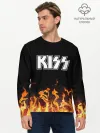 Мужской лонгслив базовый / Kiss