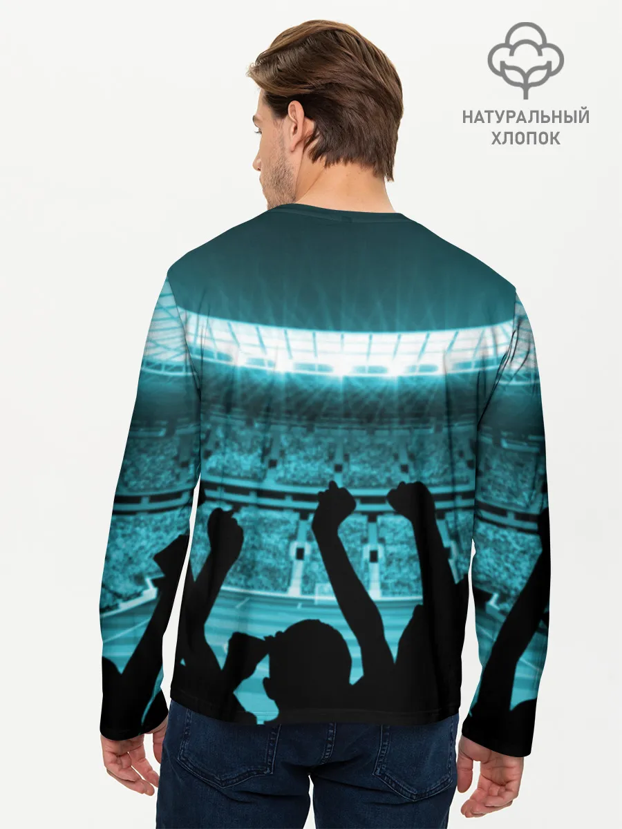 Мужской лонгслив базовый / Real Madrid