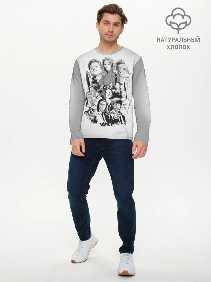 Мужской лонгслив базовый / КВЕНТИН ТАРАНТИНО.