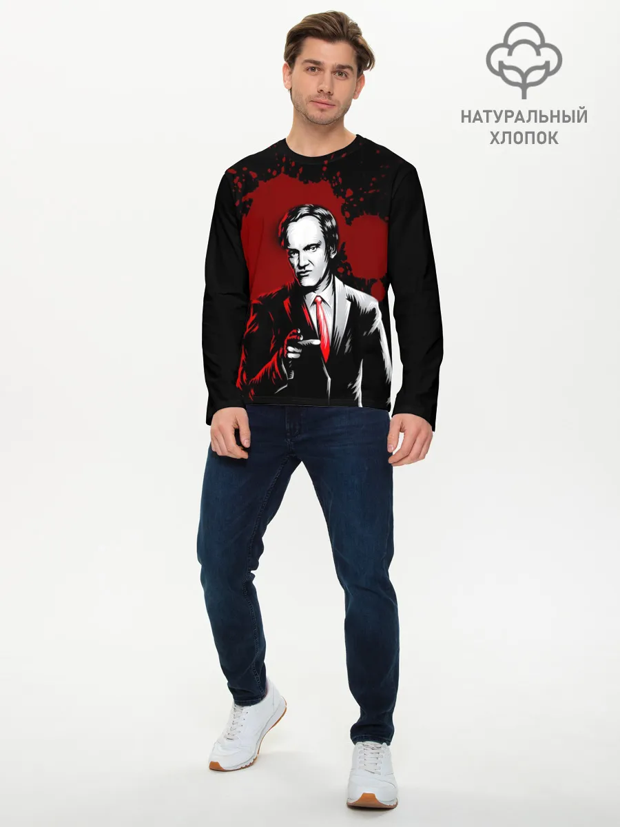 Мужской лонгслив базовый / Quentin Tarantino
